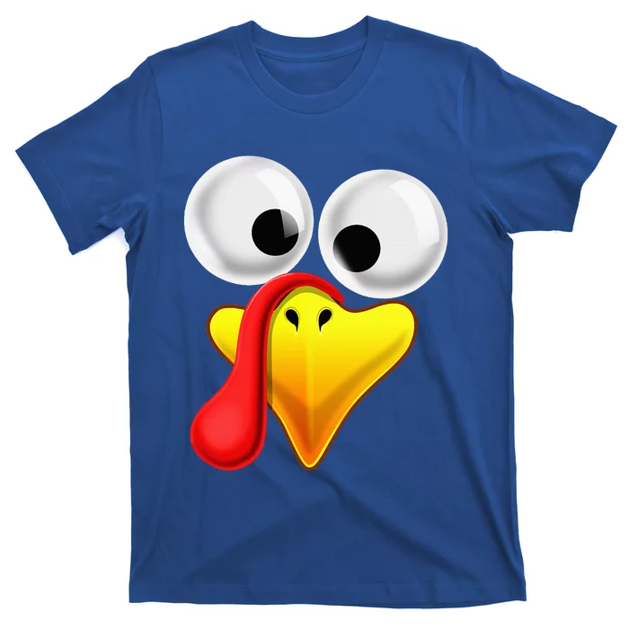 Thanksgiving Turkey Face Matching Family T-Shirt