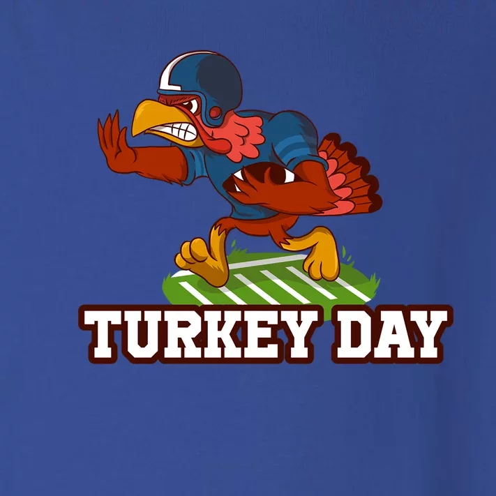 Thanksgiving Turkey Football Gift Toddler Long Sleeve Shirt