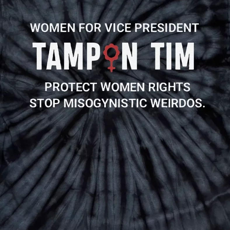 Tampon Tim Funny Meme Tim Walz Vp Vice President 2024 Tie-Dye T-Shirt