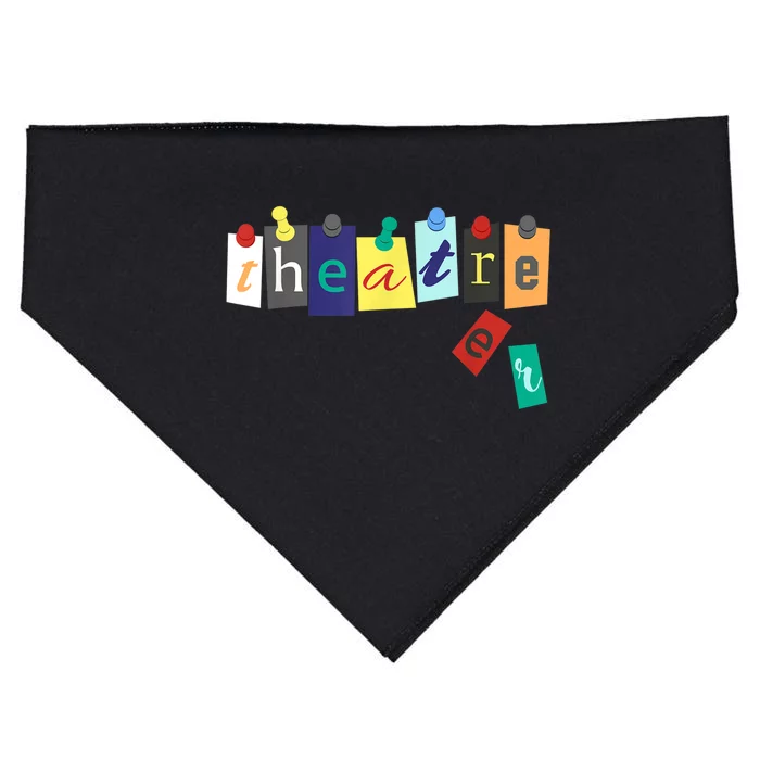 Theater Theatre Fan Musical Play Broadway Drama USA-Made Doggie Bandana