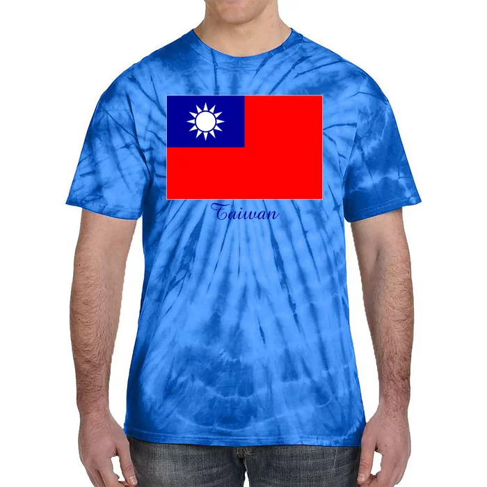 Taiwan Taiwanese Flag Souvenir Gift Tie-Dye T-Shirt