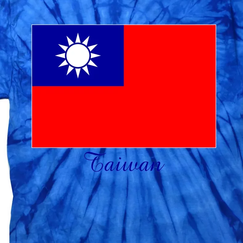 Taiwan Taiwanese Flag Souvenir Gift Tie-Dye T-Shirt