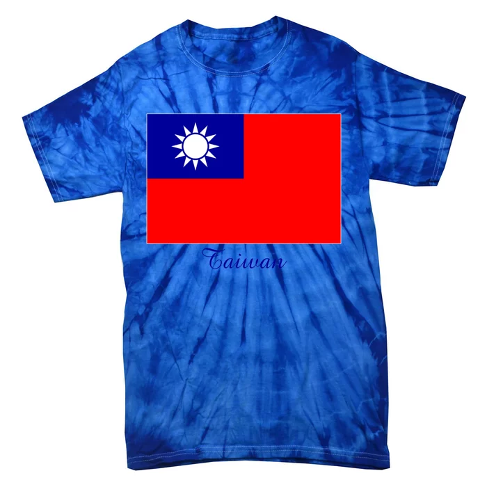 Taiwan Taiwanese Flag Souvenir Gift Tie-Dye T-Shirt