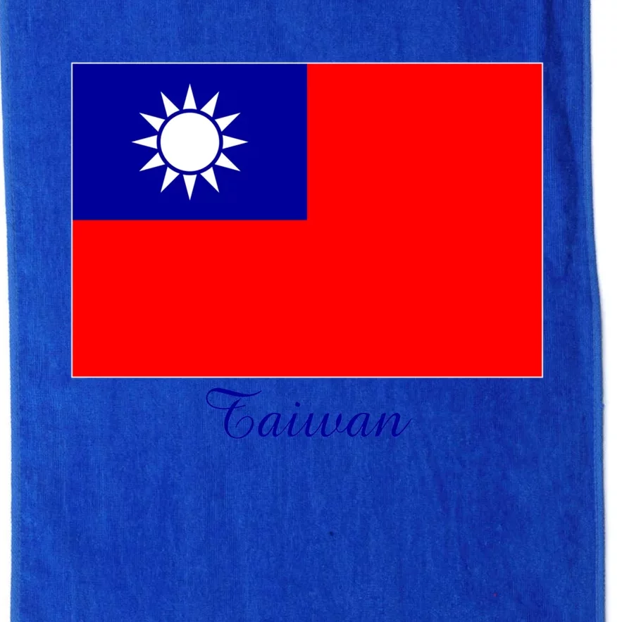 Taiwan Taiwanese Flag Souvenir Gift Platinum Collection Golf Towel