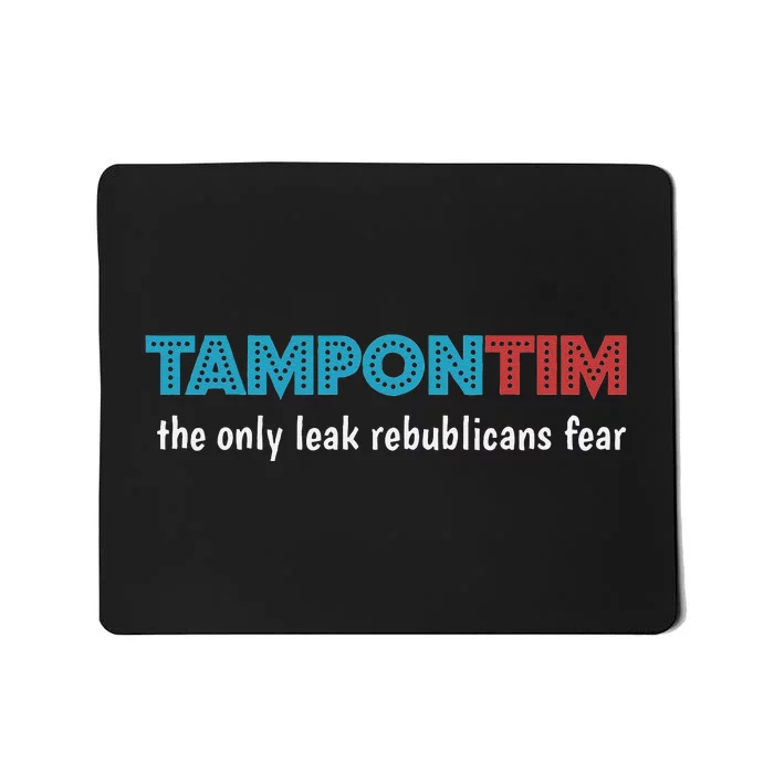 Tampon Tim Funny Meme Tim Walz Vp Vice President 2024 Mousepad