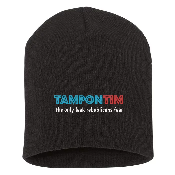 Tampon Tim Funny Meme Tim Walz Vp Vice President 2024 Short Acrylic Beanie