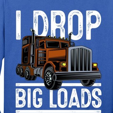Truck Trucker Funny Gift Long Sleeve Shirt