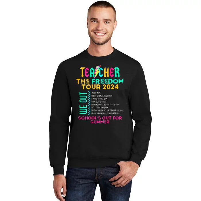 Teacher The Freedom Summer Last Day Of School Sweatshirt