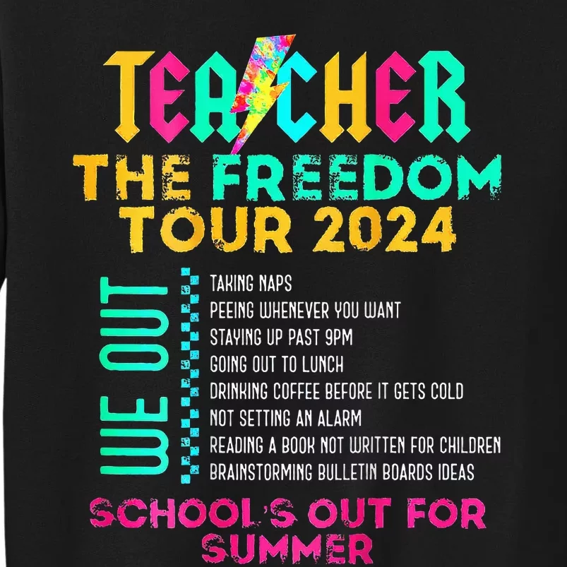 Teacher The Freedom Summer Last Day Of School Sweatshirt