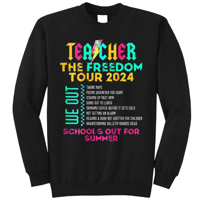 Teacher The Freedom Summer Last Day Of School Sweatshirt