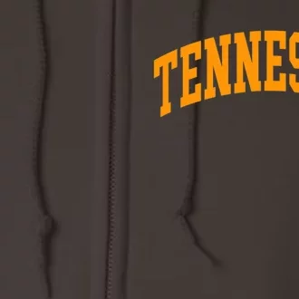 Tennessee TN Football Baseball Sport Fans Full Zip Hoodie