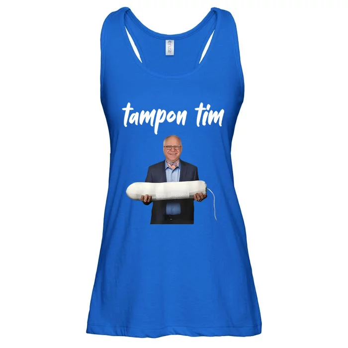 Tampon Tim Funny Tim Walz Joke Ladies Essential Flowy Tank