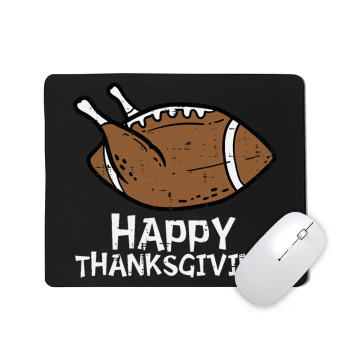 Thanksgiving Turkey Football Sports Celebration Mousepad