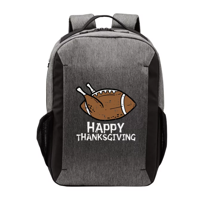 Thanksgiving Turkey Football Sports Celebration Vector Backpack