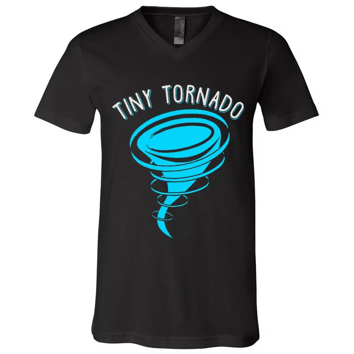 Tiny Tornado Funny V-Neck T-Shirt