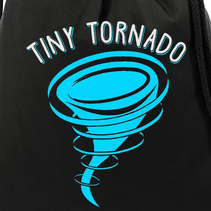 Tiny Tornado Funny Drawstring Bag