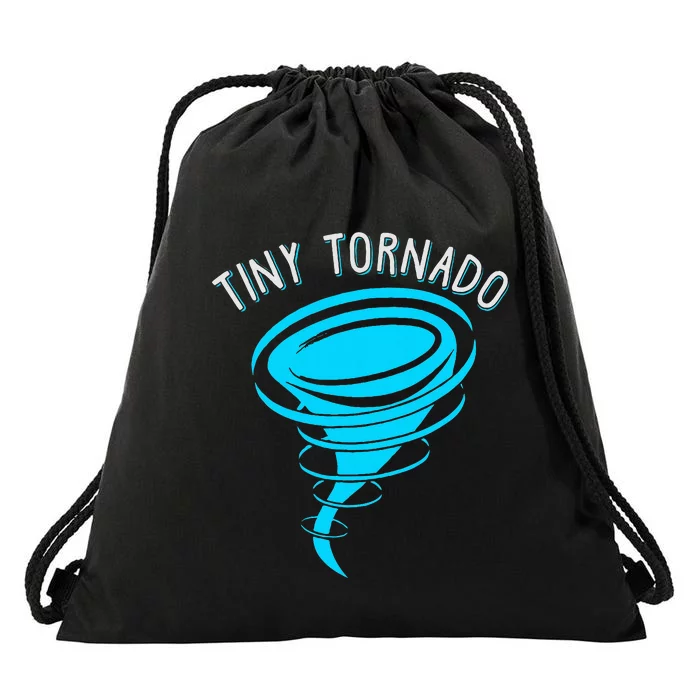 Tiny Tornado Funny Drawstring Bag