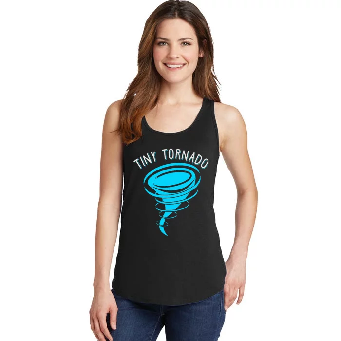 Tiny Tornado Funny Ladies Essential Tank