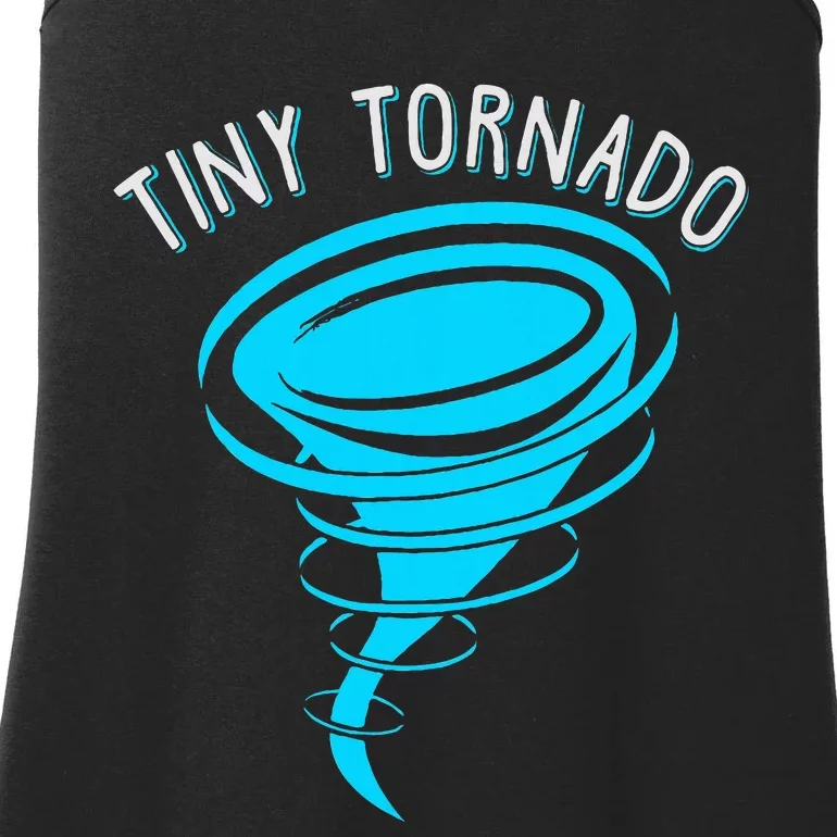 Tiny Tornado Funny Ladies Essential Tank