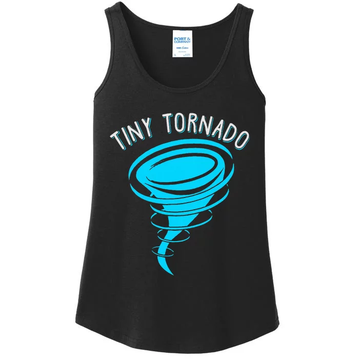 Tiny Tornado Funny Ladies Essential Tank