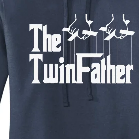 The TwinFather Funny Father Of Twins Funny Dad Fathers Day Gift Women's Pullover Hoodie