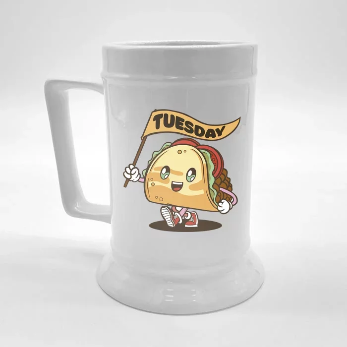 Taco Tuesday Festive Front & Back Beer Stein