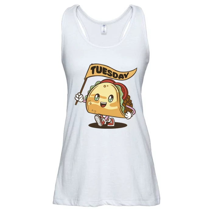 Taco Tuesday Festive Ladies Essential Flowy Tank