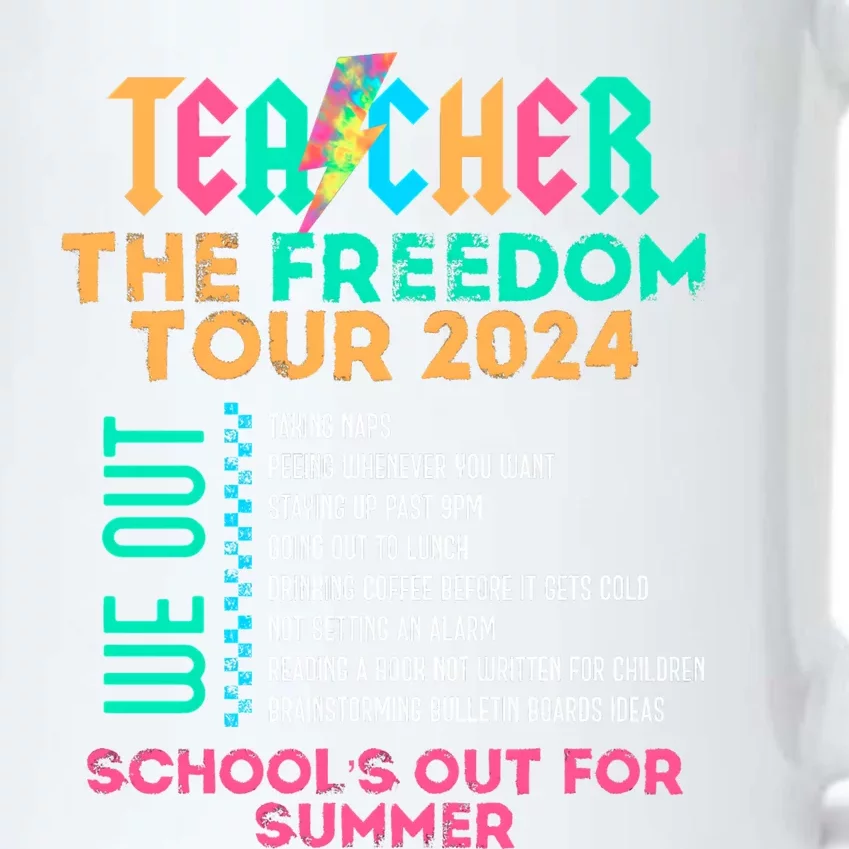 Teacher The Freedom Teacher Life 2024 Black Color Changing Mug