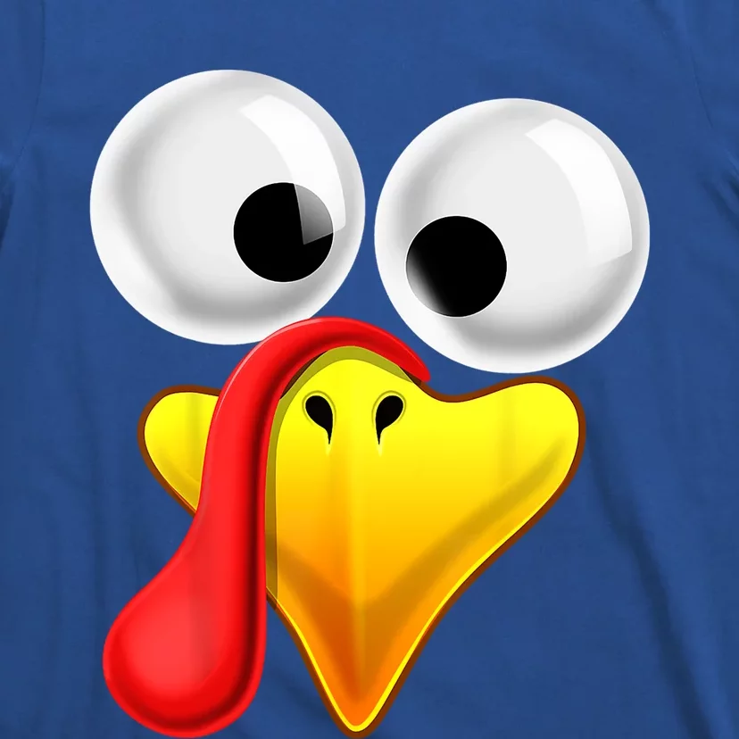 Thanksgiving Turkey Face Matching Family Costume Gift Gift T-Shirt