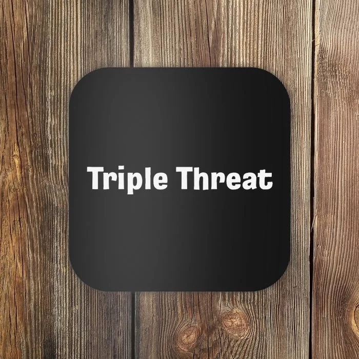 Triple Threat For Trio Of Guitar Playing Buds Or Triplets Coaster