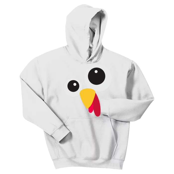 Thanksgiving Turkey Face Costume Set Kids Hoodie