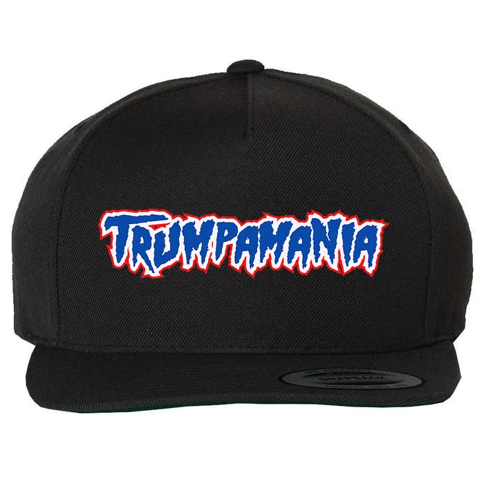 Trumpamania Trump Fan 2024 Election Republican Wool Snapback Cap