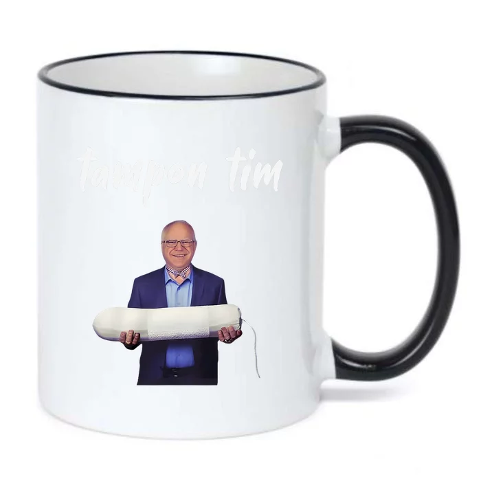 Tampon Tim Funny Tim Walz Joke Black Color Changing Mug