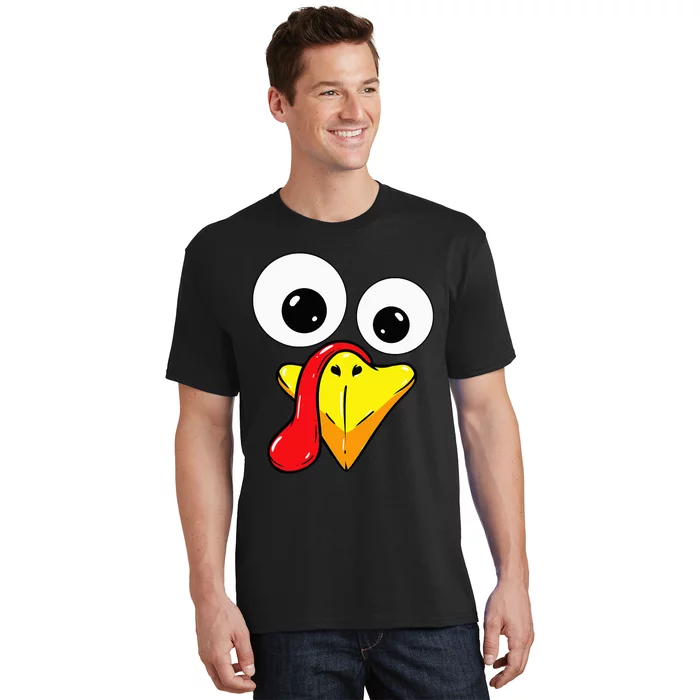 Thanksgiving Turkey Face Matching Family Costume T-Shirt