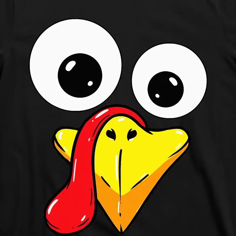 Thanksgiving Turkey Face Matching Family Costume T-Shirt