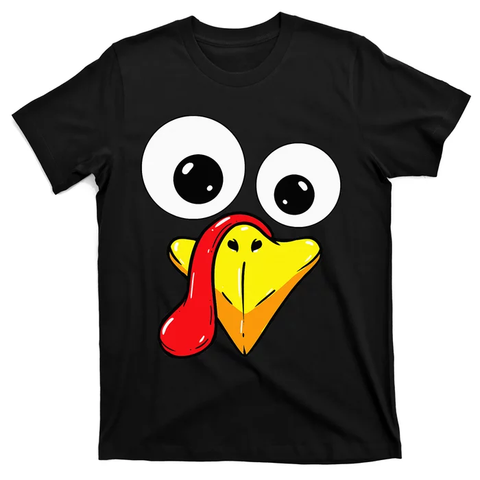 Thanksgiving Turkey Face Matching Family Costume T-Shirt