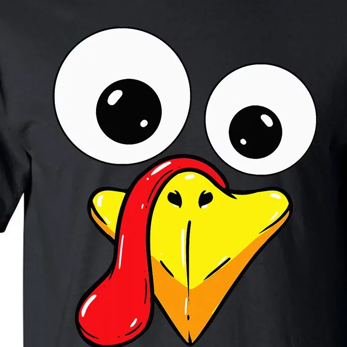 Thanksgiving Turkey Face Matching Family Costume Tall T-Shirt