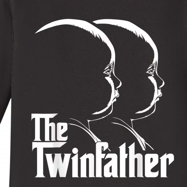 The Twinfather Funny Father Of Twins Dad Gift Baby Long Sleeve Bodysuit