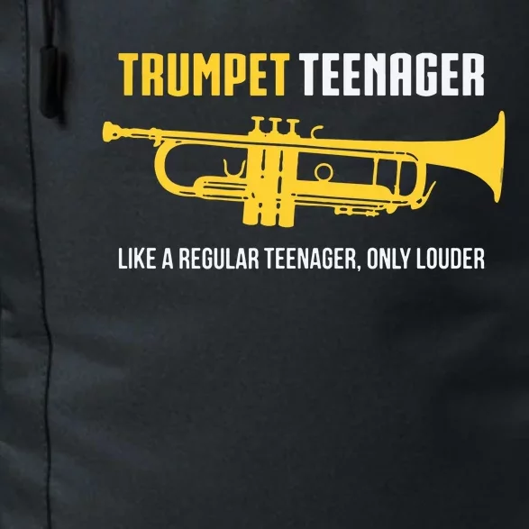 Trumpet Teenager Funny Cute Marching Band Gift Daily Commute Backpack