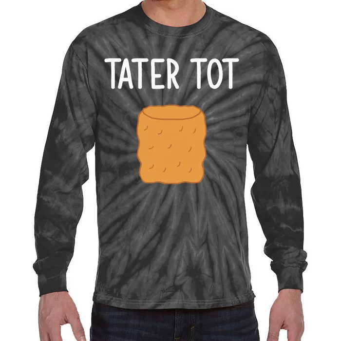 Tater Tot Funny Jokes Sarcastic Tie-Dye Long Sleeve Shirt