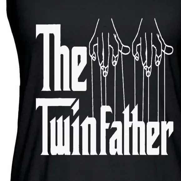 The Twinfather Funny Father Of Twins Twin Daddy Ladies Essential Flowy Tank