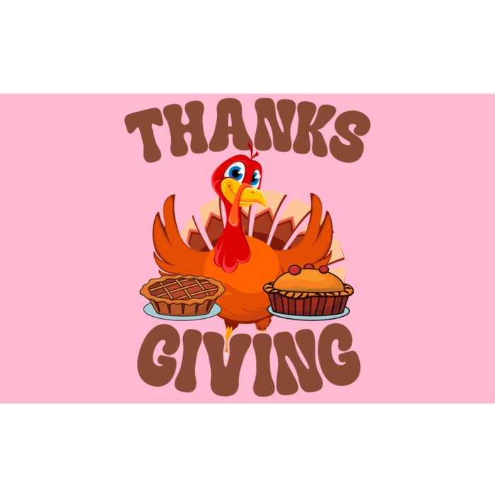 Thanksgiving Turkey Festive Holiday Bumper Sticker