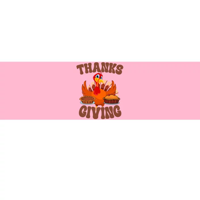 Thanksgiving Turkey Festive Holiday Bumper Sticker