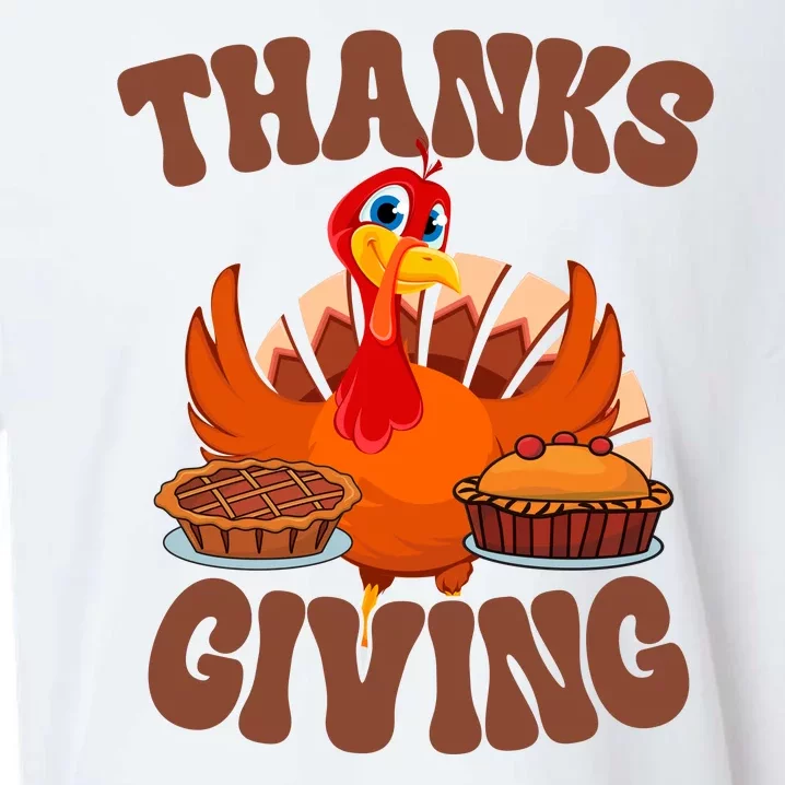 Thanksgiving Turkey Festive Holiday Sueded Cloud Jersey T-Shirt