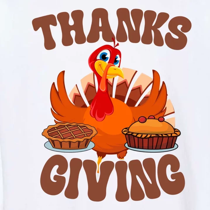 Thanksgiving Turkey Festive Holiday Garment-Dyed Sweatshirt