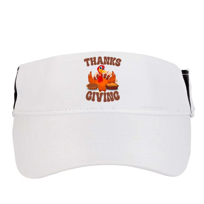 Thanksgiving Turkey Festive Holiday Adult Drive Performance Visor