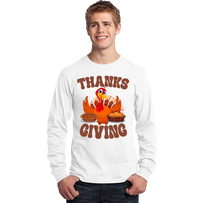 Thanksgiving Turkey Festive Holiday Tall Long Sleeve T-Shirt