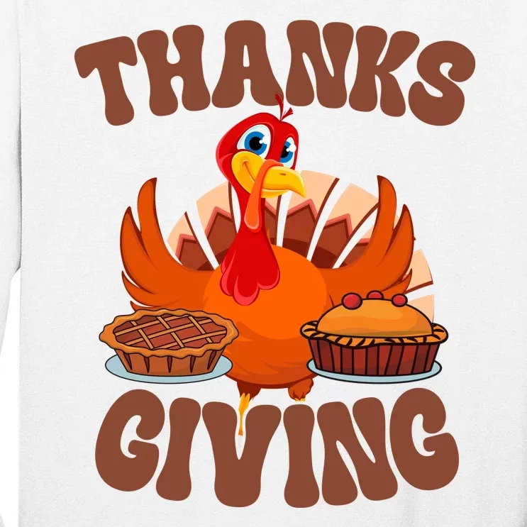 Thanksgiving Turkey Festive Holiday Tall Long Sleeve T-Shirt