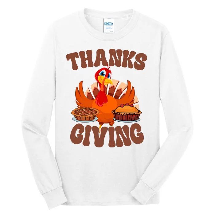 Thanksgiving Turkey Festive Holiday Tall Long Sleeve T-Shirt