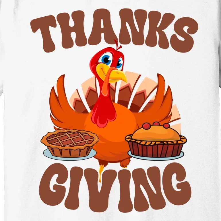 Thanksgiving Turkey Festive Holiday Premium T-Shirt